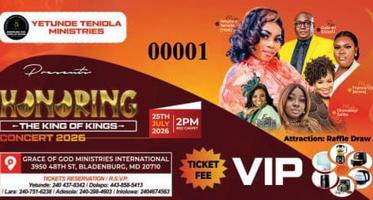 Honoring the king of kings gospel music concert